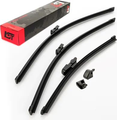 Produktbild von Frontwischer + Heckwischer Scheibenwischer Set für SKODA FABIA II ab 06/2013