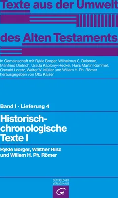 Produktbild von Historisch-chronologische Texte I