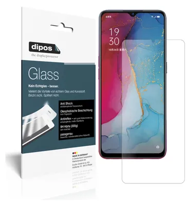 Obrázek produktu pro 1x Ochranná fólie pro Oppo Reno3 matná - Anti-Shock 9H fólie dipos Glass plastové sklo