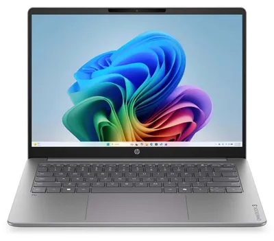 Immagine prodotto di HP OmniBook 3 14-hz0022nfx, notebook (processore Snapdragon X1, 16 GB di RAM, SSD da 512 GB), schermo IPS da 14" con risoluzione 2K, sistema operativo Windows 11 Home, color argento