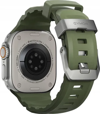 Produktbild von Nomad Rocky Point Band, Band, Smartwatch, Natürlich/Natur, Apple, Ultra / 46mm, Leder, Titan