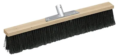 Industriebesen PVC-Borsten Holzstiel 40 cm