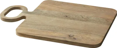 Image de Grande planche à découper en bois de mangue, 48x35 cm – Naturel, H&L