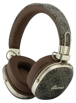 Produktbild von Guess 4G Metal Logo Max Headphones  Over Ear Bluetooth Kopfhörer Braun