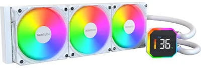 Productafbeelding van MONTECH HyperFlow Digital 360, wit