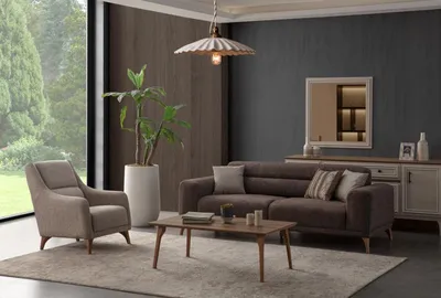 Produktbild von Moderner Komfort im Set – Sofa und Sessel für das Wohnzimmer