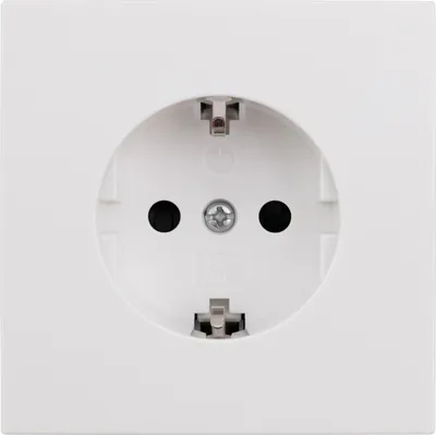 Produktbild von Schutzkontakt-Steckdose McPower "Shallow", 250V/16A, UP, Klemmanschluss, weiß, matt