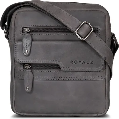 Produktbild von ROYALZ "Oregon" Leder Umhängetasche Herren Klein Männer Ledertasche Vintage Herrenhandtasche Moderne Schultertasche Messenger Bag Echtleder