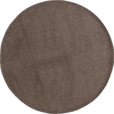 Produktbild von Carpetsale24 Teppich Wohnzimmer Kurzflor Uni Design, Pflegeleicht & Modern, Für Schlafzimmer Flur, Grösse: 200 cm Rund