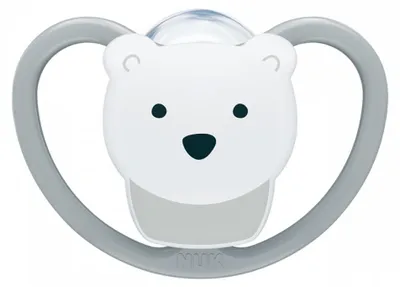 Zdjęcie produktu dla Silikonowy smoczek NUK Perfect Match Air POLAR BEAR 6-18m 1sz box, vel. 6-18 m