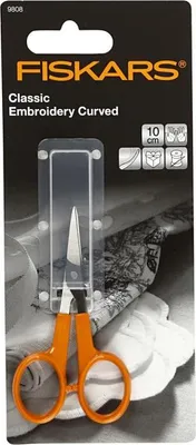 Produktbild von Fiskars Klassische Präzisionsschere gebogen 10cm für Basteln und Nähen