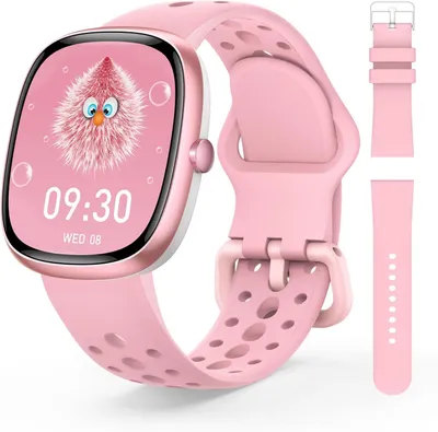 Produktbild von JoJoego Smartwatch Kinder für Jungen Mädchen Fitness Tracker mit 100 Sportmodi Pedometer Herzfrequenz Schlafmonitor IP68 Wasserdicht Lernspiele