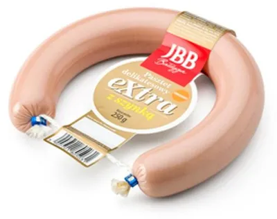 Zdjęcie produktu dla Pasztet delikatesowy extra z szynką 250 g JBB