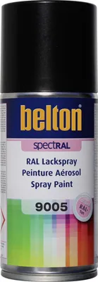 Produktbild von Belton Spectral Lackspray 150 ml tiefschwarz seidenglänznd