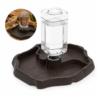 Produktbild von Reptilien-Trinkschale, Wassernapf für Bartagamen, kleine Schildkröten-Wasserschale, Wasserbecken für Reptilien und Amphibien