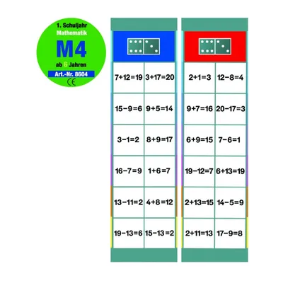 Produktbild von Flocard Mathematik 4, 1. Schuljahr
