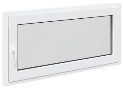 Produktbild von vidaXL Kellerfenster RISOR 120 x 60 cm PVC und Glas Weiß