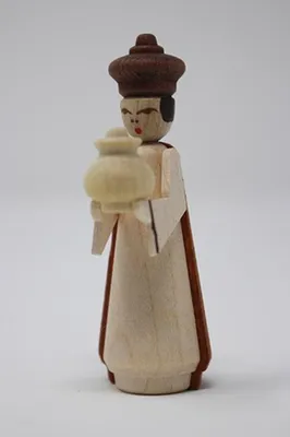 Zdjęcie produktu dla Miniaturowa figurka króla Melchiora, wysokość 5 cm, NOWA