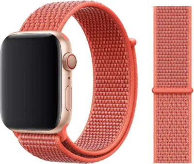 Produktbild von Original Apple Sport Loop Armband 42/44/45mm MTMC2ZM/A Nectarine
