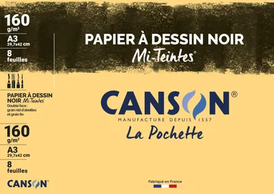 Immagine prodotto di CANSON Knstlerpapier Mi-Teintes, DIN A3, schwarz