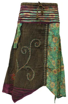 Produktbild von SHOPOHOLIC FASHION Damen handgefertigter bestickter Hippie-Blumenaufnäher Boho L