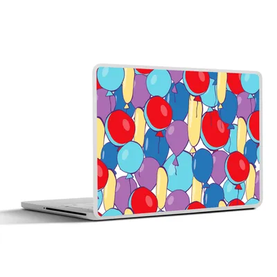 Produktbild von MuchoWow® Laptop Aufkleber Sticker Cover Luftballons - Party 30x22 cm - Laptop-Sticker