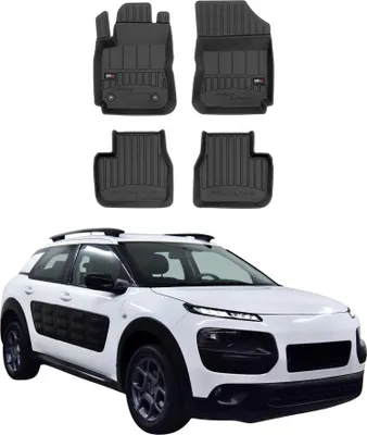 Immagine prodotto di 2014-2018 Citroen C4 Cactus Tappetini TPE Nero 4 pz