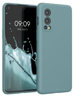 Produktbild von kwmobile Handyhülle für OnePlus Nord 2 5G Hülle - Case Silikon - Kabelloses Laden - Schutzhülle Cover in Antique Stone