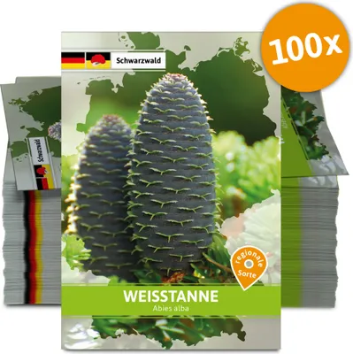 Produktbild von Weißtanne (Regionale Sorte Schwarzwald) (100 Tütchen) | Saatgut für Werbezwecke von FLORTUS