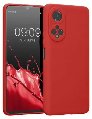 Produktbild von kwmobile Handyhülle für HONOR X7 Hülle - weiches Handy Silikon Case - Schutzhülle Cover - Rot