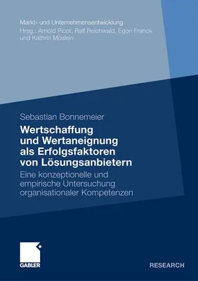 Obrázok produktu pre Wertschaffung und Wertaneignung als Erfolgsfaktoren von Lösungsanbietern