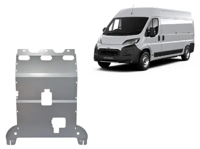 Productafbeelding van Aluminium beschermplaat voor motor en versnellingsbak, geschikt voor de Toyota Proace Max - modeljaren 2024-2026