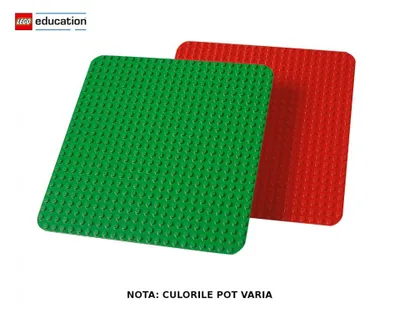 Image de 9071 LEGO® Education, Jeu de 2 grandes planches de construction DUPLO® 38 x 38 cm, préscolaire 1½+ ans