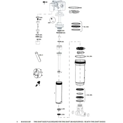 Image de Rockshox Thru Shaft Bleed Plug 00.4318.012.007