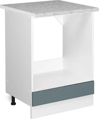 Obrázok produktu pre Skrinka na prestavbu sporáka Vicco R-Line Modrošedá 60 cm s pracovnou doskou, Model 41214