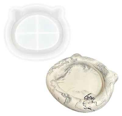 Produktbild von Jesmonite Silikonform Katzenform Kreatives DIY Bastelprojekt