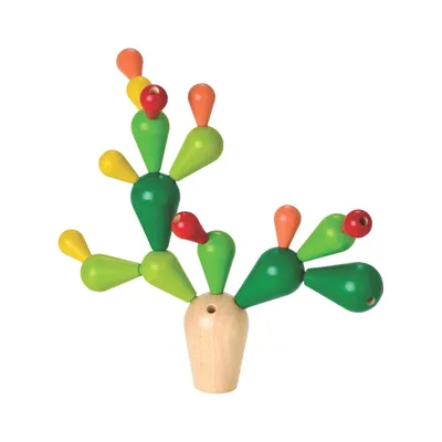 Produktbild von PlanToys Holzspielzeug Balancierender Kaktus