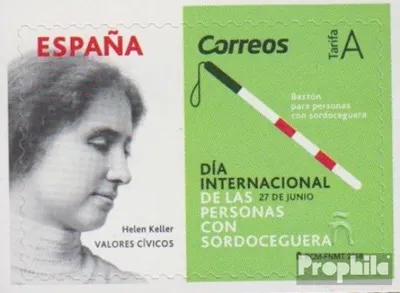 Produktbild von Briefmarken Spanien 2018 Mi 5266 (kompl.Ausg.) postfrisch Tag der Taubblindheit