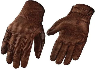 Image de Gants de moto Rokker Tucson, marron, 3XL