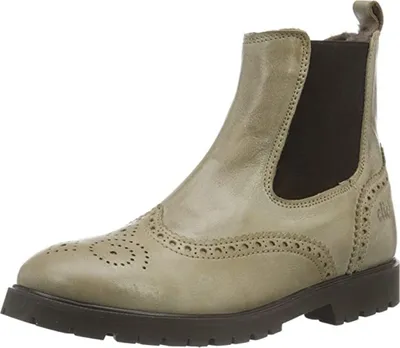 Produktbild von Damen Stiefeletten Chelsea Boot Clic! Beige mit elastischem Seiteneinsatz und robuster Sohle