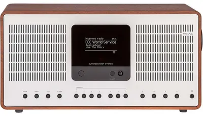 Produktbild von REVO SuperConnect Stereo DAB+ / FM / Bluetooth Internetradio Walnuss-Silber
