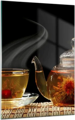 Produktbild von Bilder auf glas - Einteilig - Asien tee geschmack topf - 50x70cm - Glasbilder - Wandbilder - Bilder - zum Aufhängen bereit - Wanddekoration aus Glas - Glas Bilder - Wandbild auf Glas - GPA50x70-2253