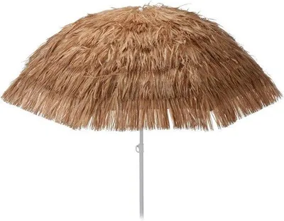 Productafbeelding van Knikbare Strandparasol Ø 155 cm | Tuinparasol met Draagtas | Bruin Balkonparasol