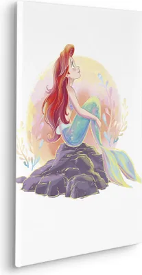 Produktbild von Komar Keilrahmenbild - Disney Ariel Sunrise - Größe: 40 x 60 cm