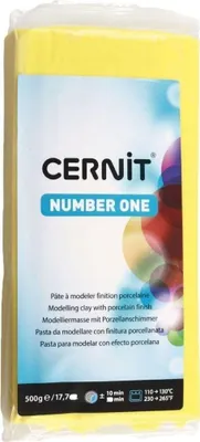 Produktbild von Cernit Number One Polymer-Ton Yellow 500 g