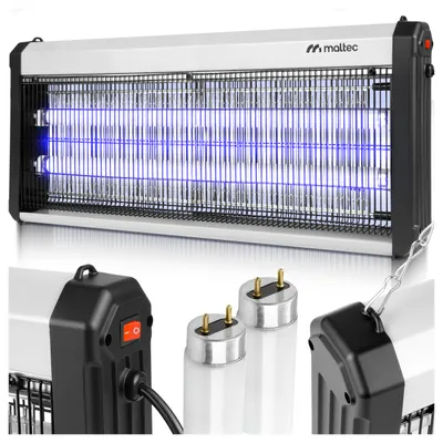 Image de MalTec Destructeur d'insectes électrique MasterKiller 40W UV Lampe anti-moustiques Piège à insectes Économie d'énergie