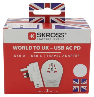 Image de SKROSS World vers UK USB AC20PD