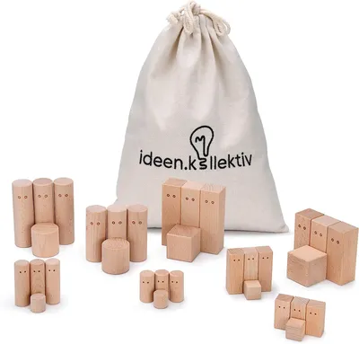 Produktbild von ideen.kollektiv einzelne Pro Systembrett Figuren - premium Figuren für die systemische Aufstellung - Familienbrett Figuren - solutuion board figures