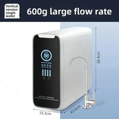 Zdjęcie produktu dla Filtr wody do kuchni – odwrócona osmoza RO 600G – przepływ 1,58 l/min – stosunek ścieków do wody 2:1 – redukuje TDS – zawór wodny w zestawie – – kolor biały