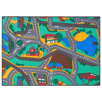 Produktbild von Carpet Studio Playtime Teppich Kinderzimmer - Spielteppich Mehrfarbig - 95x133cm